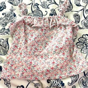 Abercrombie kids 9/10 floral blouse